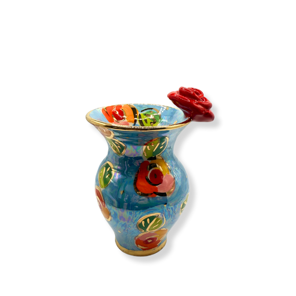 Mary Rose Young Posy Vase, Light Blue
