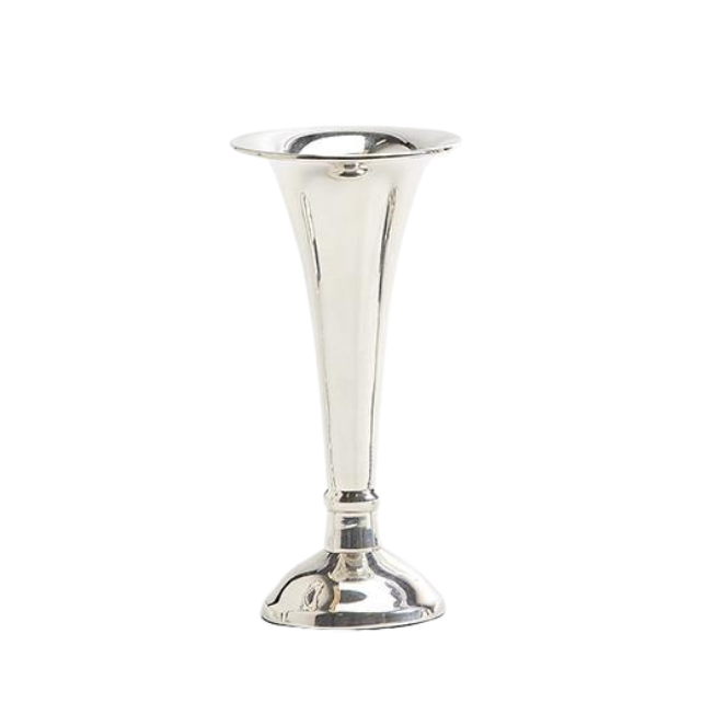 Burdette Petite Silver Bud Vase