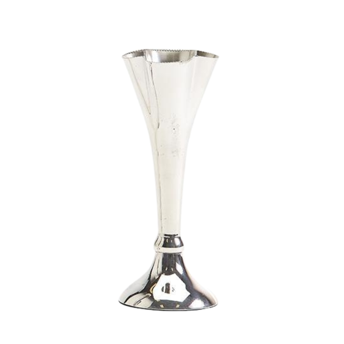 Erika Petite Silver Bud Vase