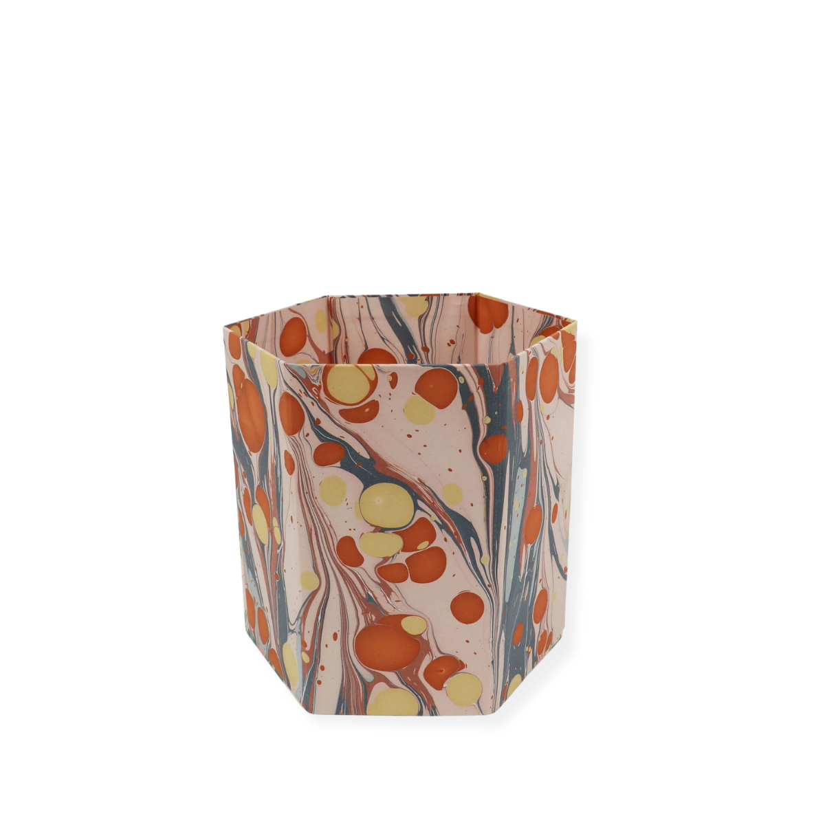 Kirsch Hexagon Basket, Desert Splatter