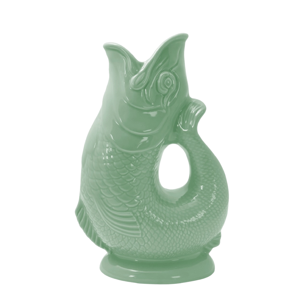 Sage Green Gluggle Jug, Extra Large