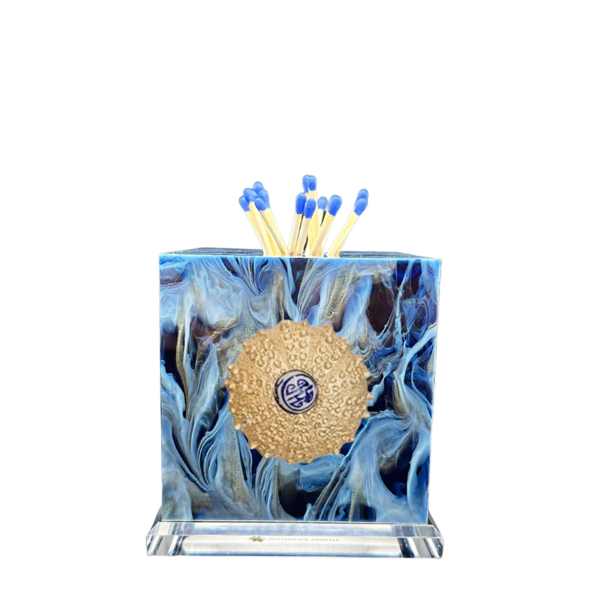 Sea Urchin Match Strike, Blue