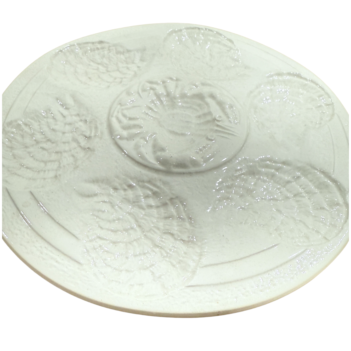 Vintage Sarreguemines Oyster Plate