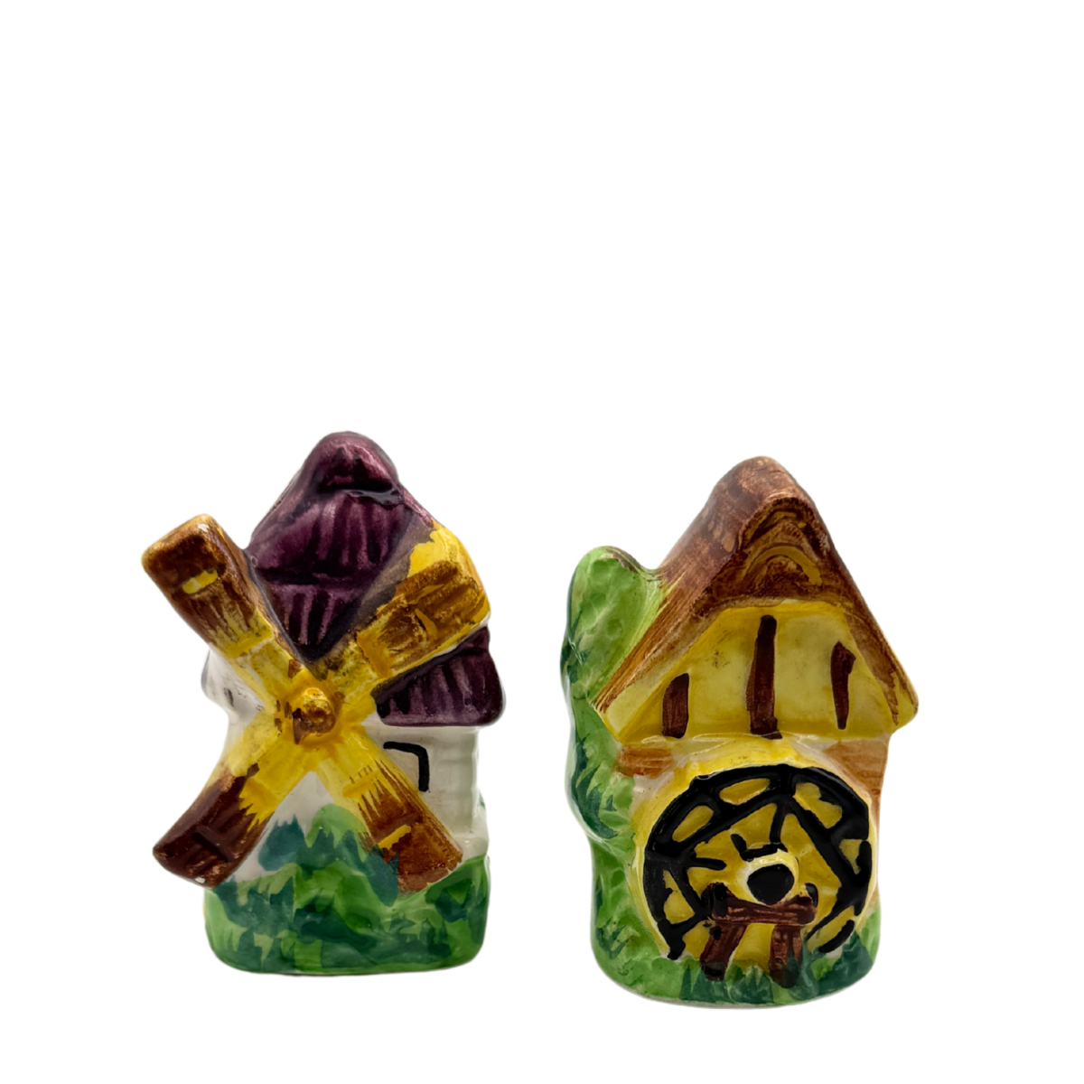 Vintage Windmill Cottage Salt & Peppers