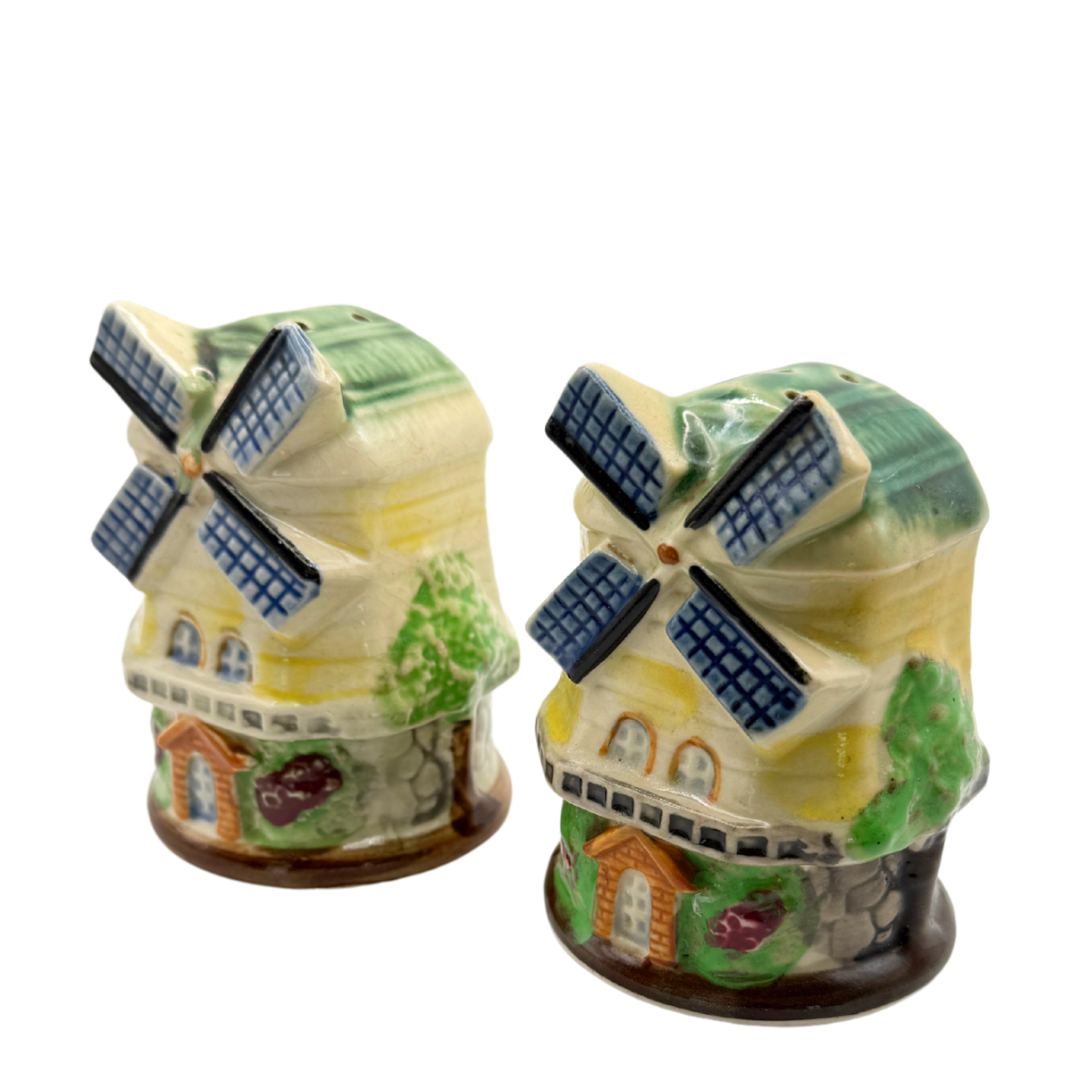 Vintage Windmill House Salt & Peppers