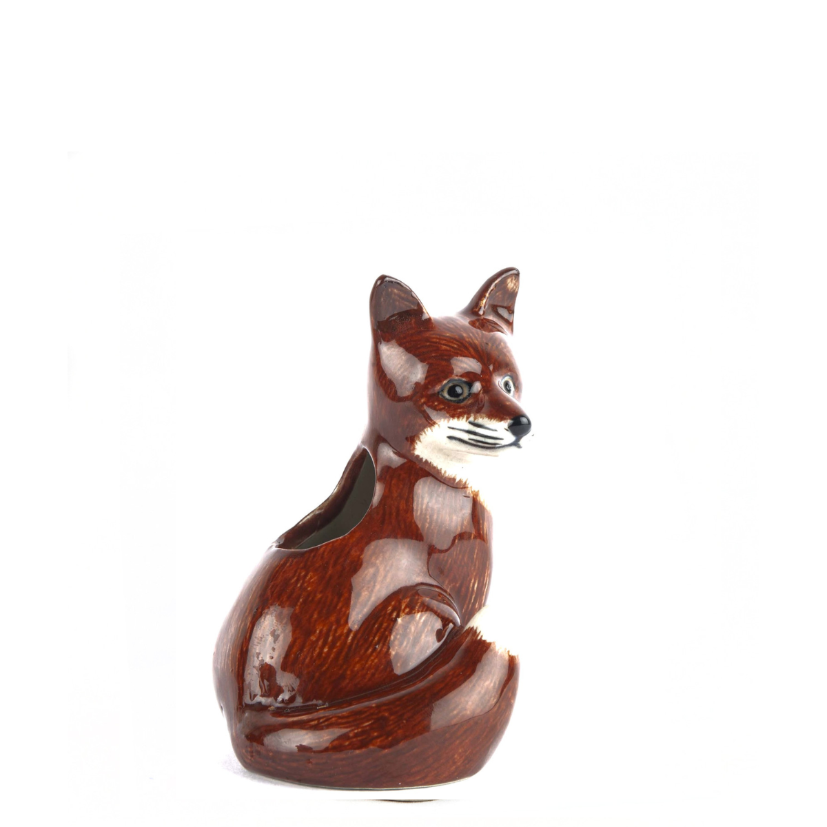 Quail Ceramics Fox Bud Vase