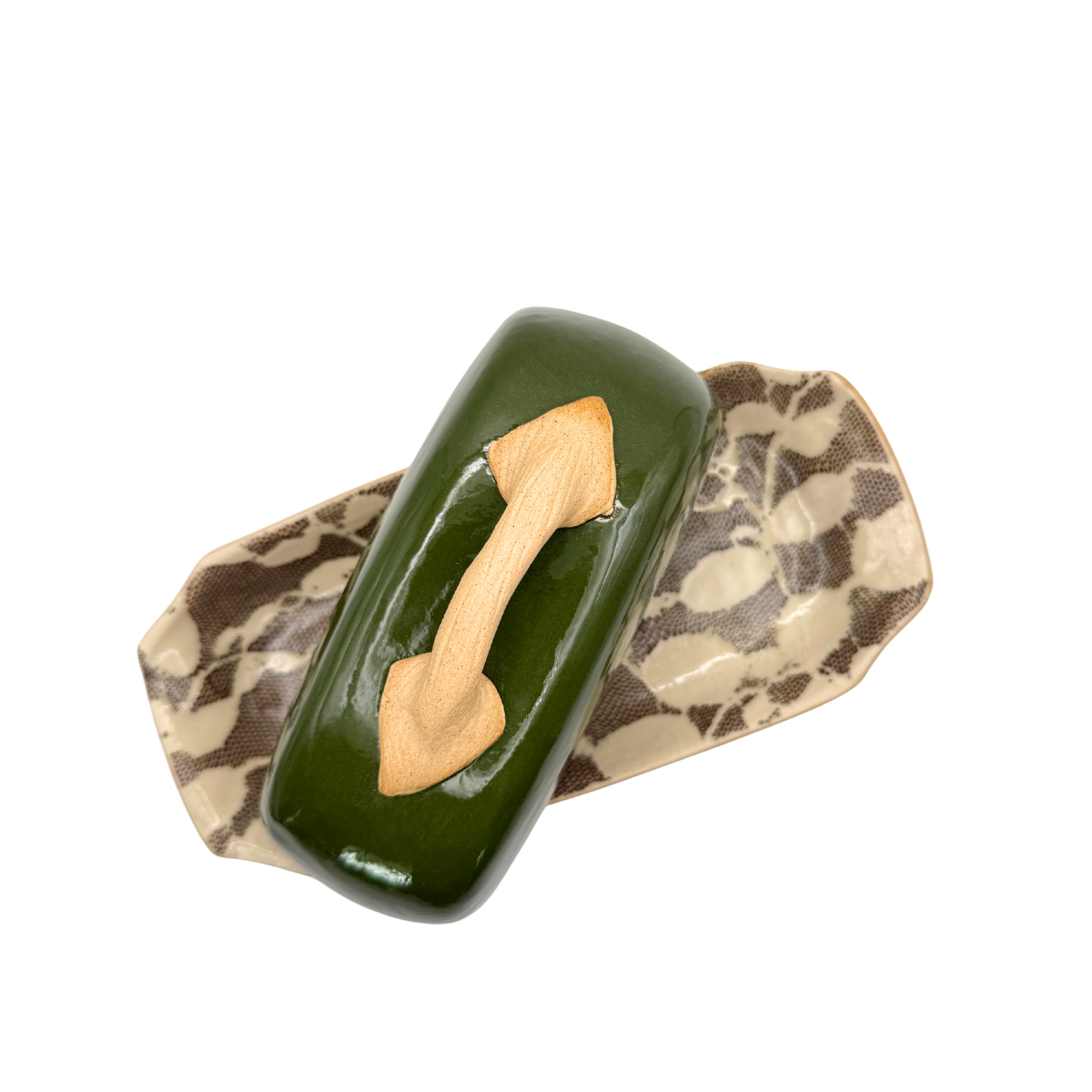 Terrafirma Butter Dish, Pine & Chestnut