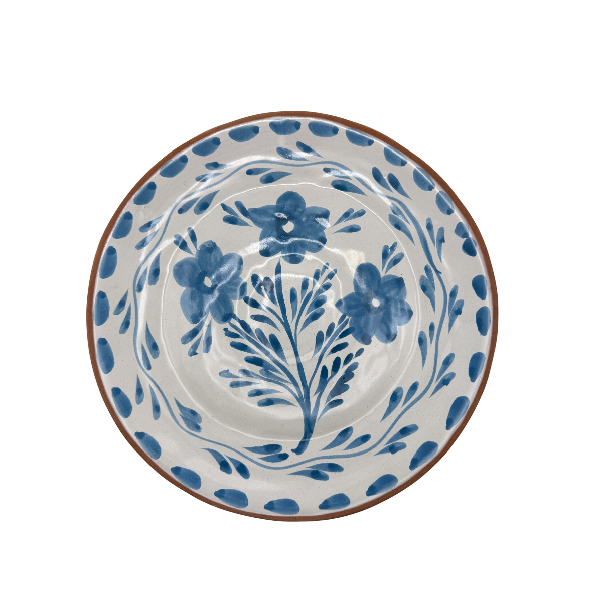 Girasol Dinner Plate, Denim