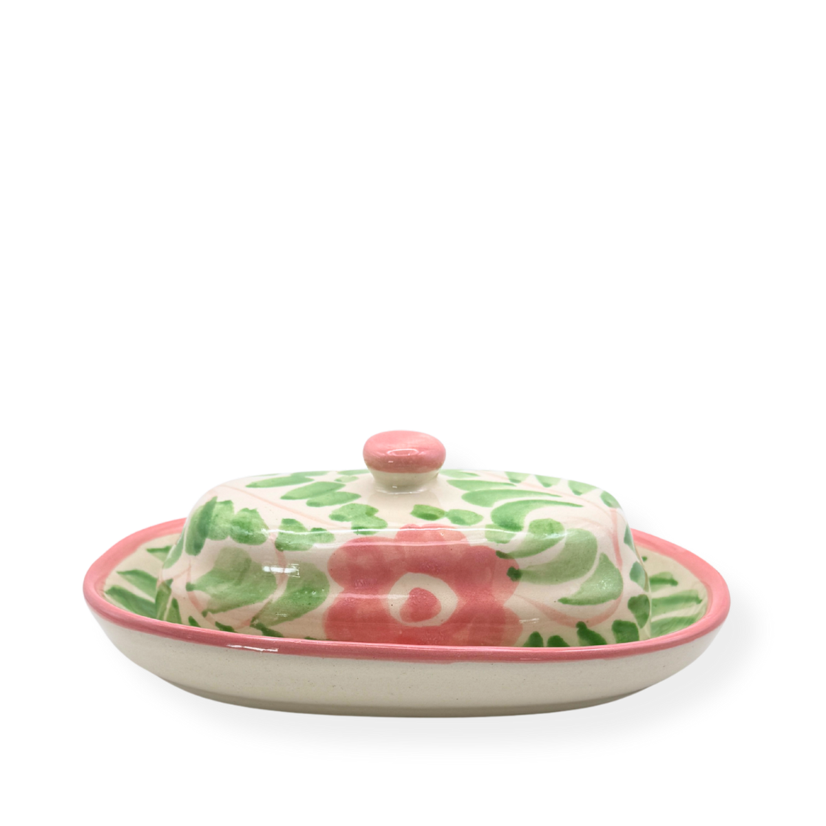 Dos Flores Elle & Blush Butter Dish