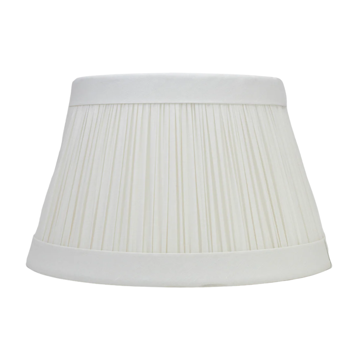 Katrine Pleated Lamp Shade, Oyster White