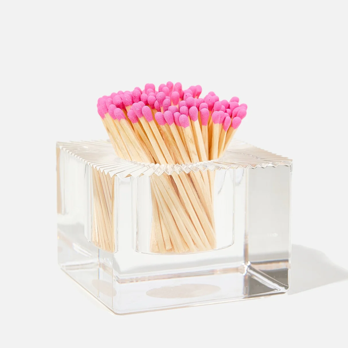 Acrylic Square Match Striker, Hot Pink