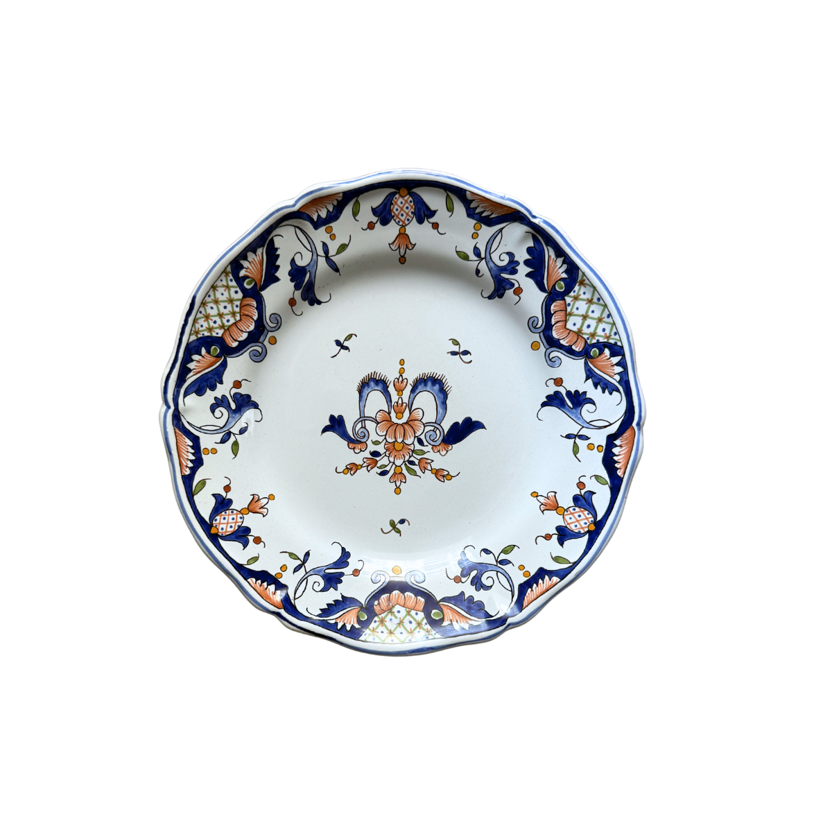 Vintage Hand Painted French Plate