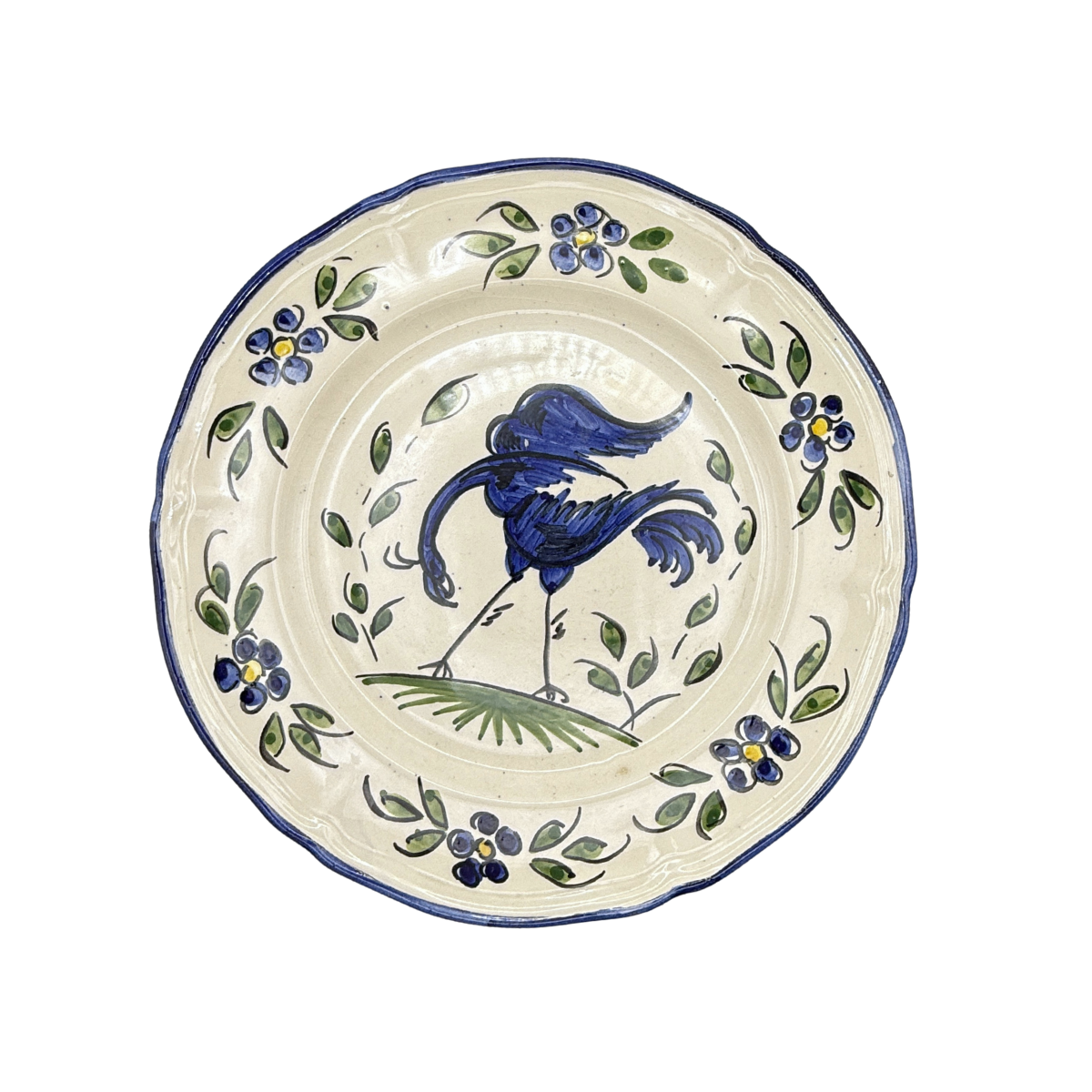 Vintage Hand Painted French Plate