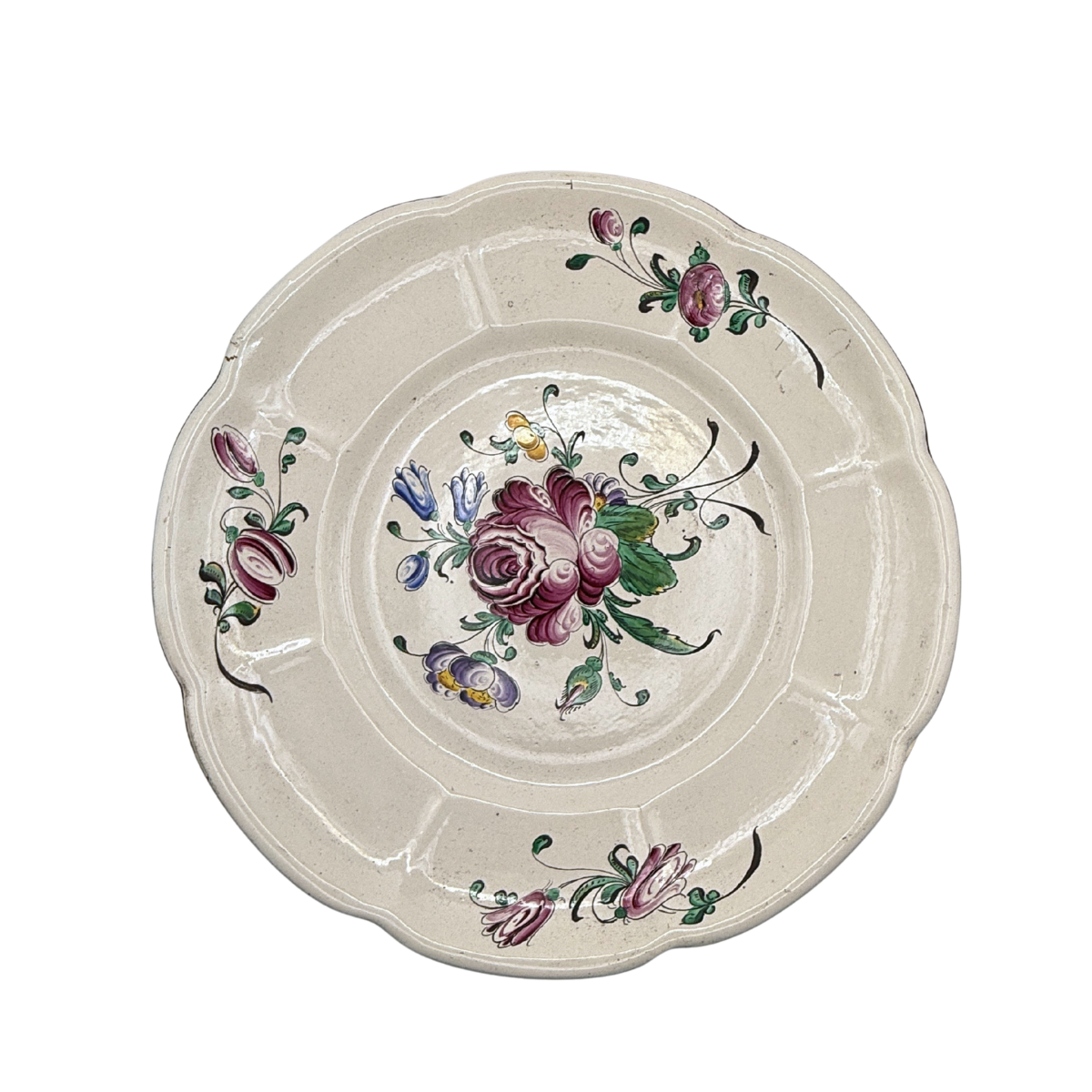 Antique French Strasbourg Plate