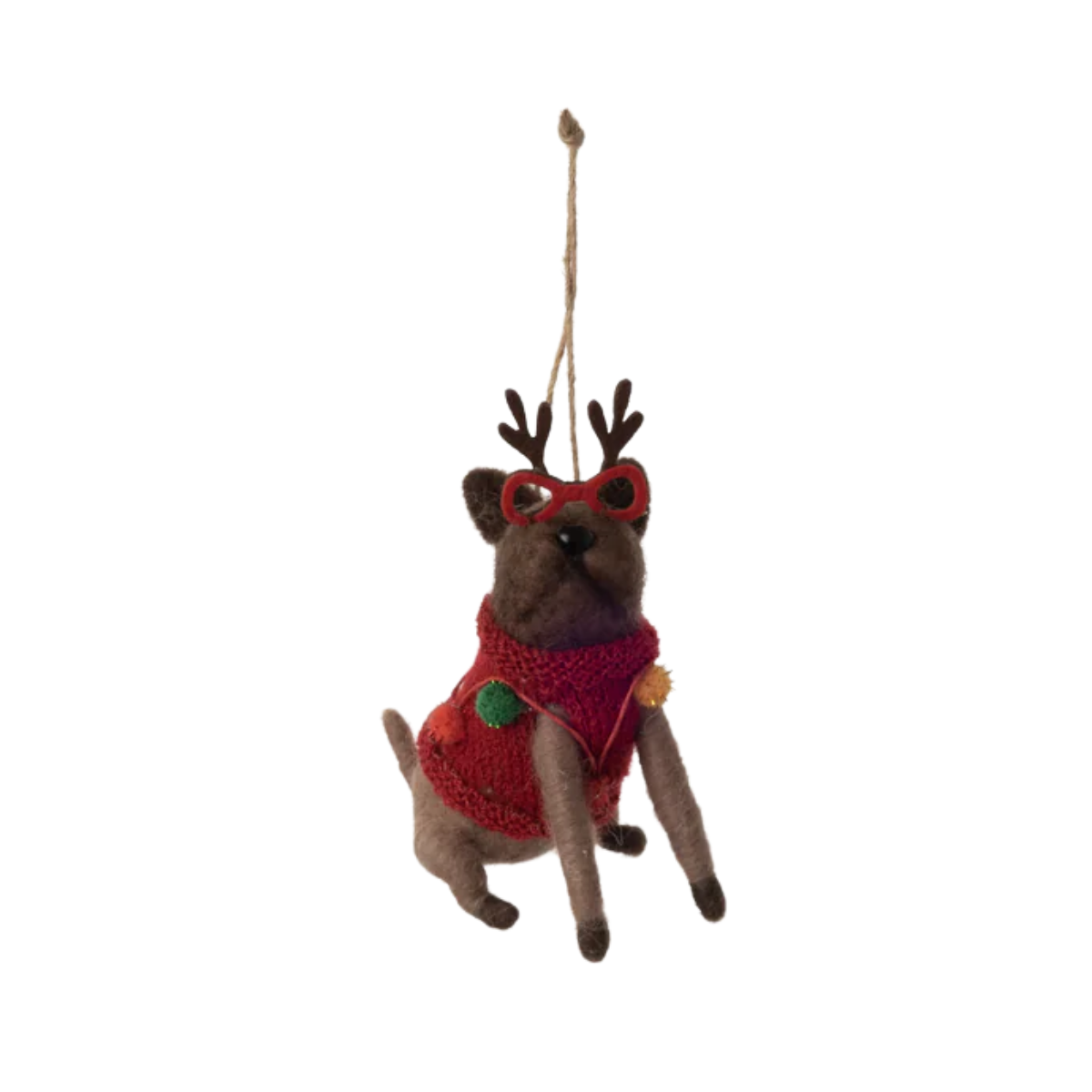 Puppy Love Felt Ornament