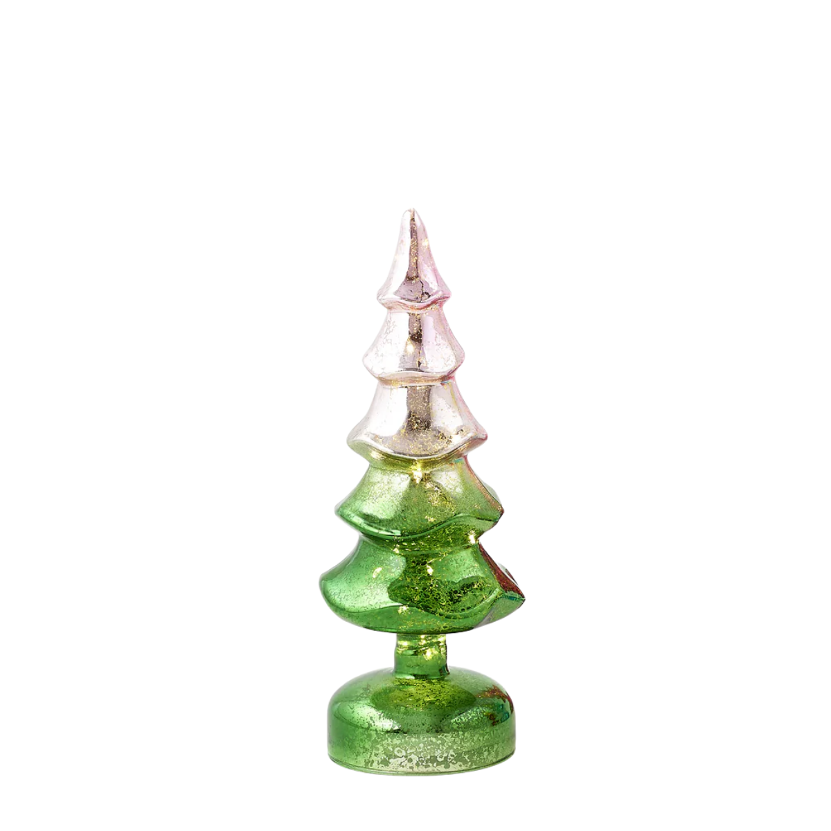 Festive Lit Ombre Tree, Pink & Green