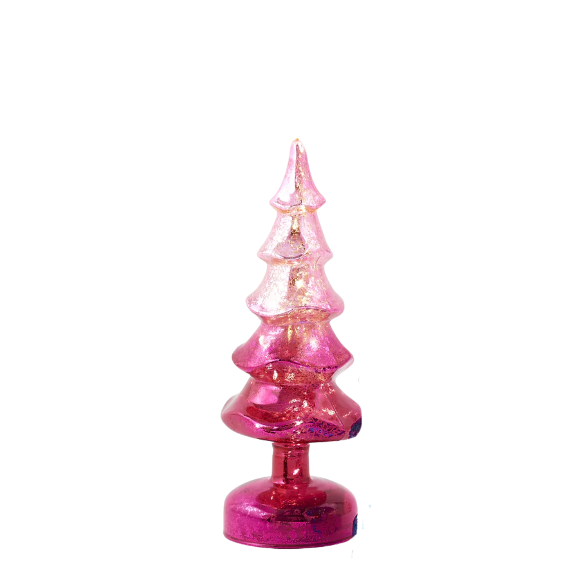 Festive Lit Ombre Tree, Pinks