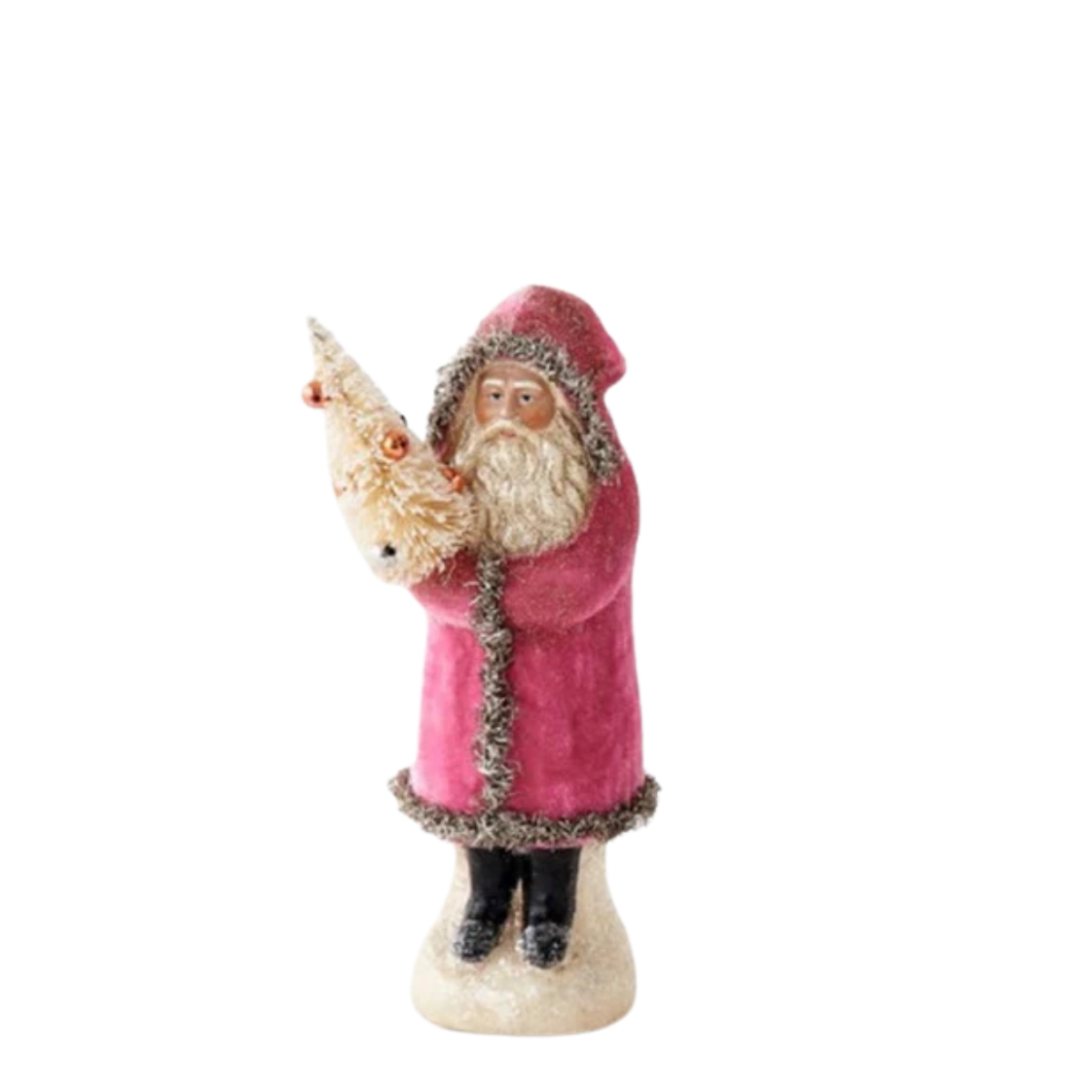 Festive Belsnickle Santa, Pink