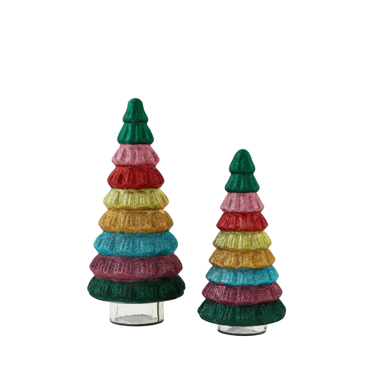 Colorbars Glitter Trees, Set of 2