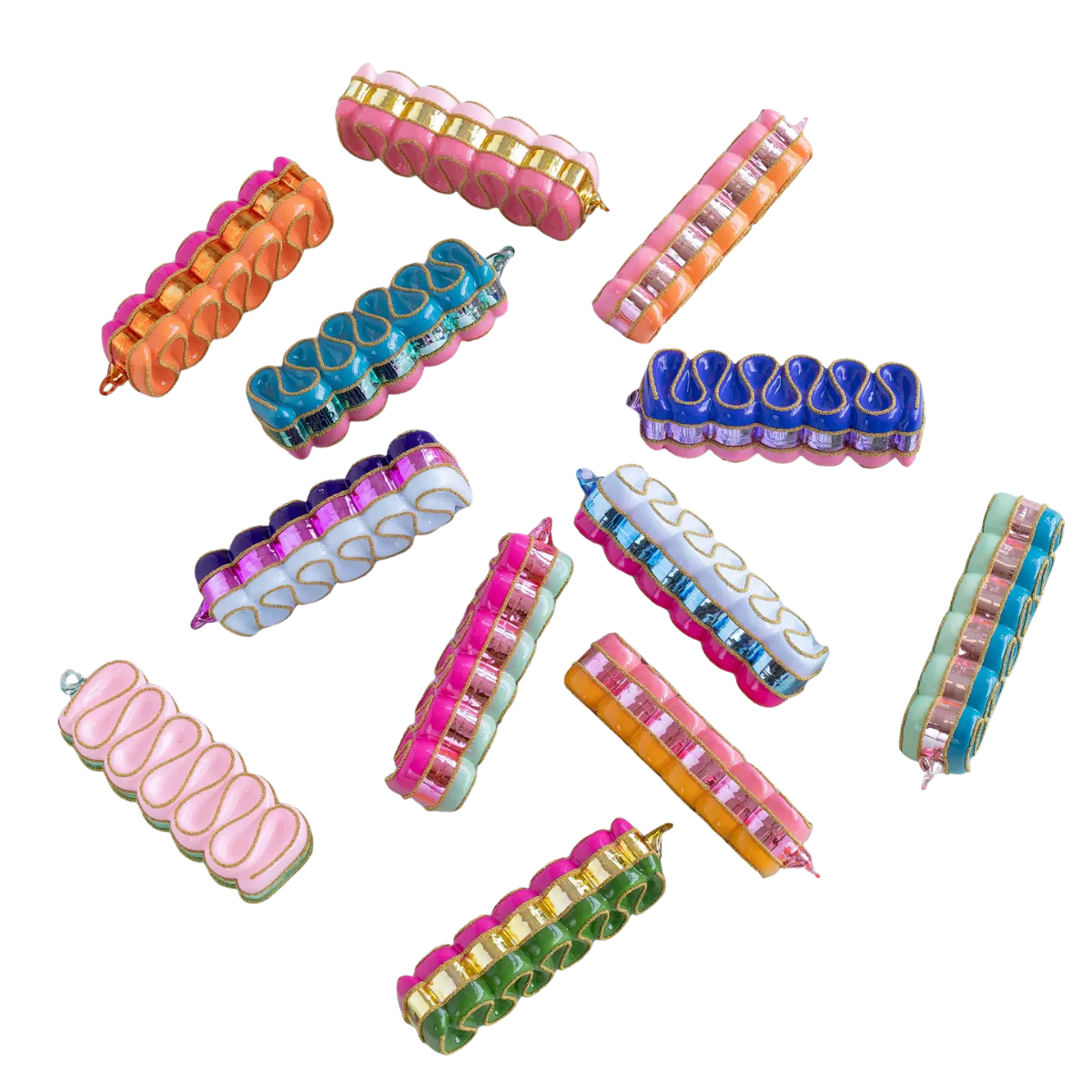 Ribbon Candy Ornament, Multi Options