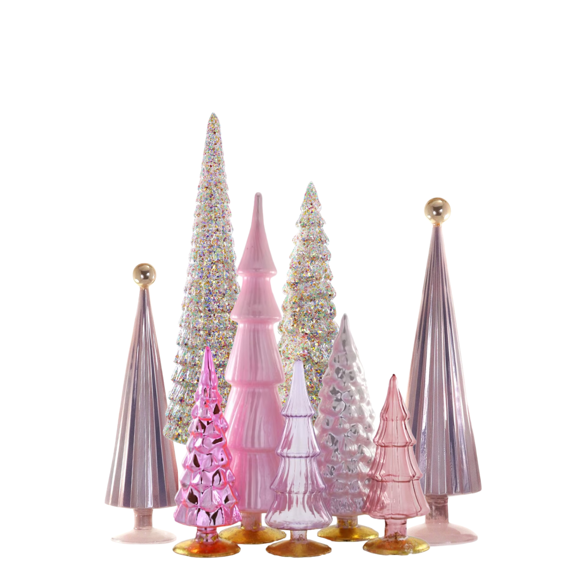 Festive Flair Tree Collection, Set of 9