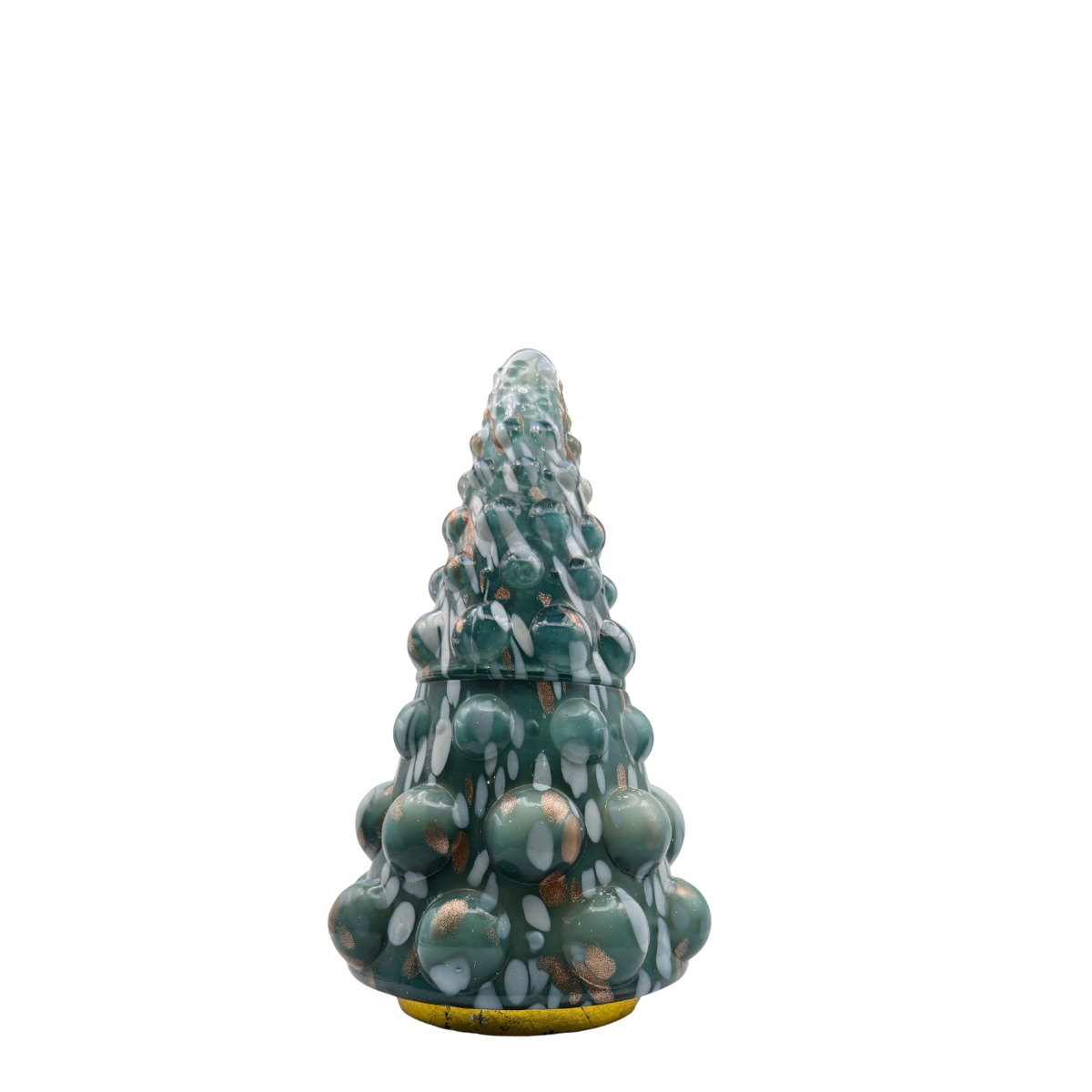 Glitterville Fringle Fir Glass Candle Tree, Spruce