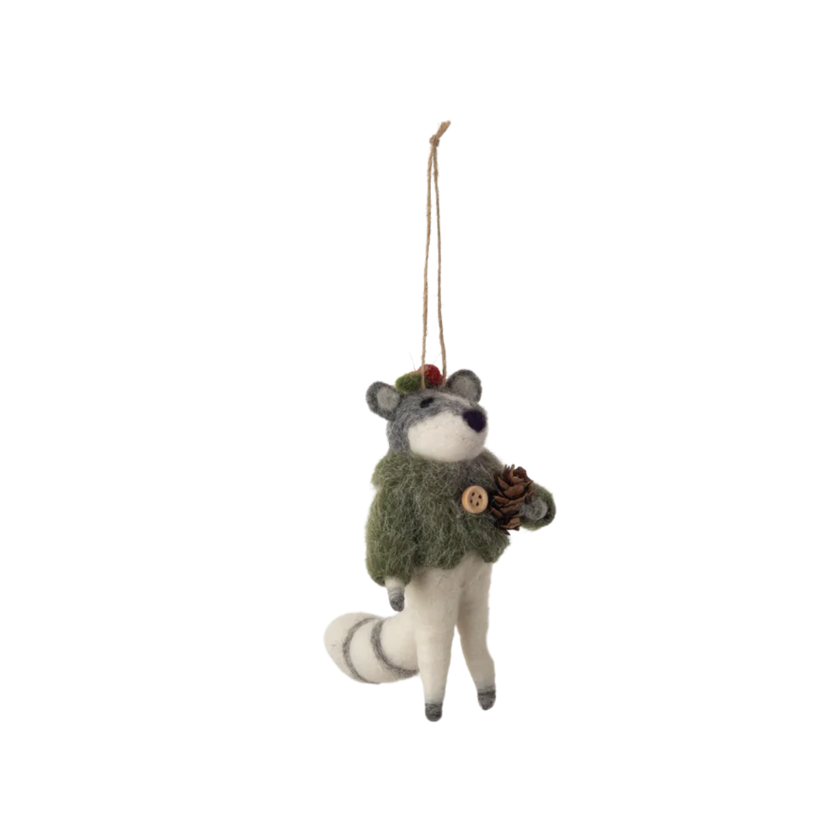 Winter Mouse Felt Ornament