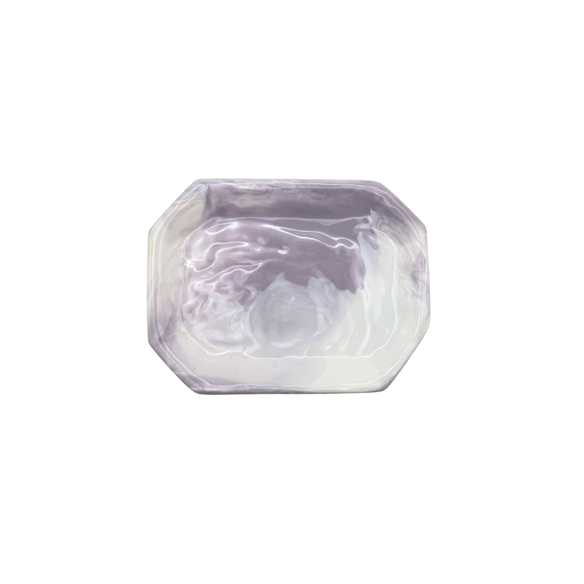 Paul Schneider Mini Octagon Tray, Lavender Geode