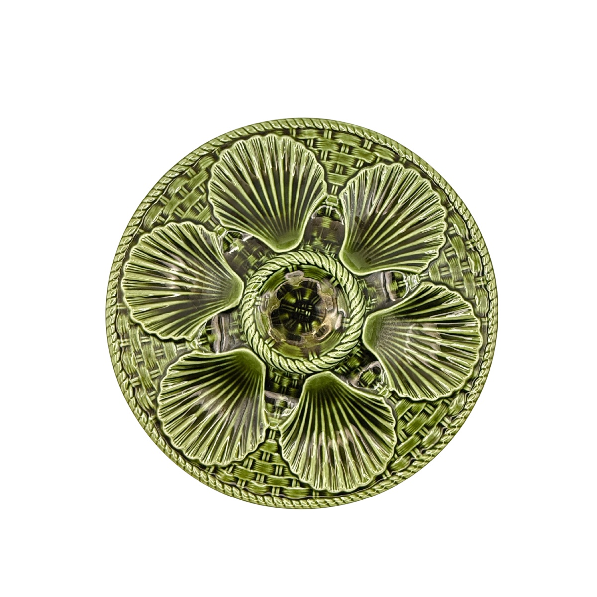 Vintage French Scallop Plate