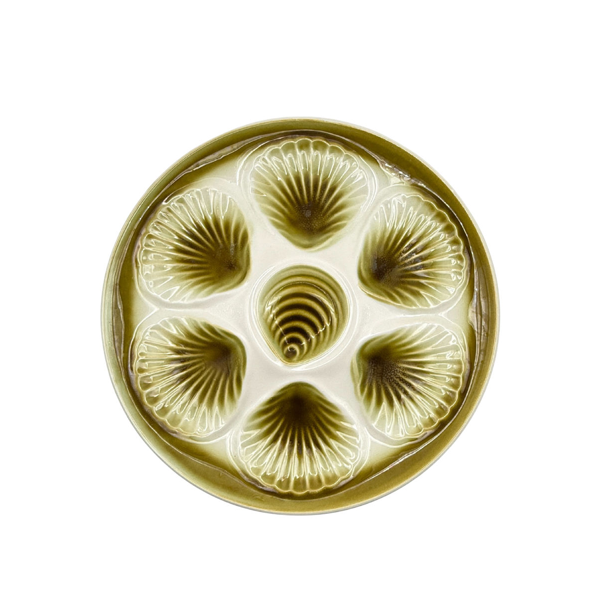 Vintage French Oyster Plate