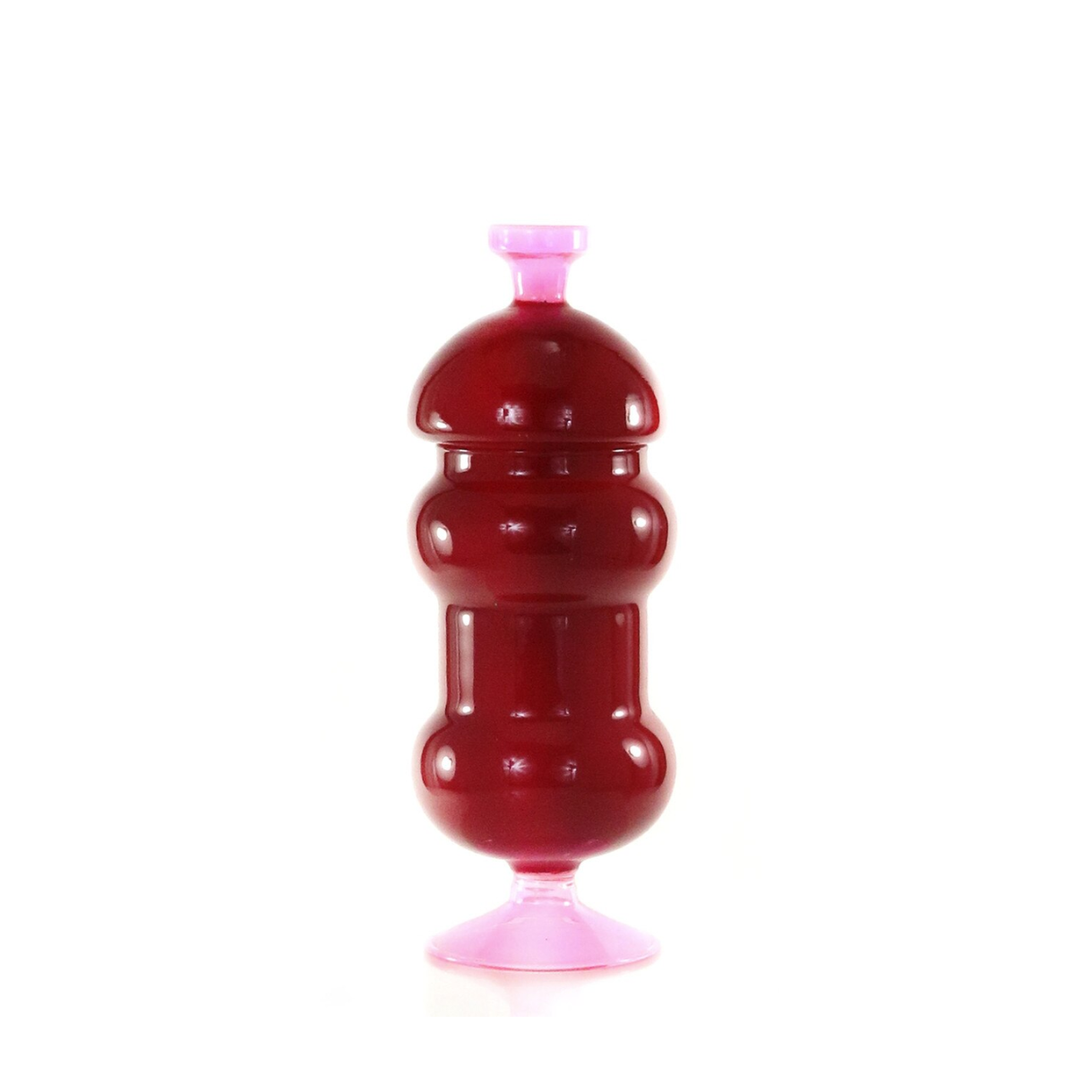 Mid Mod Glass Canister, Tall
