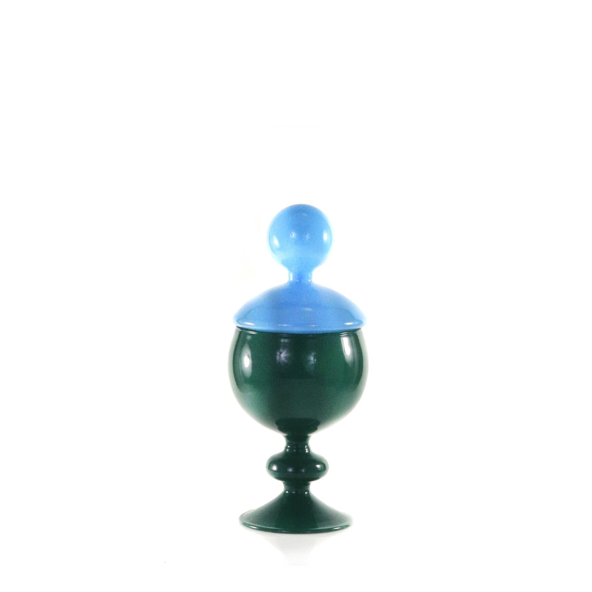 Mid Mod Glass Canister, Short