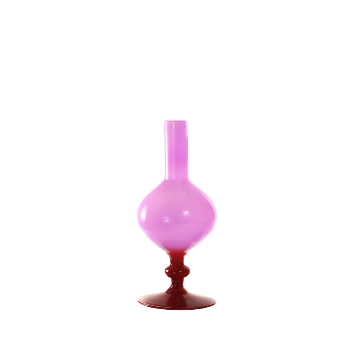 Mid Mod Round Vase, Candy