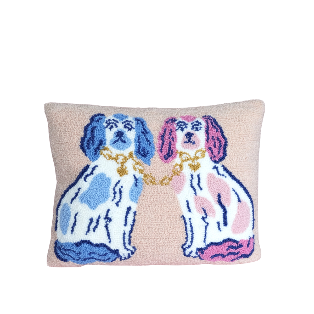 Staffordshire Dogs Throw Pillow