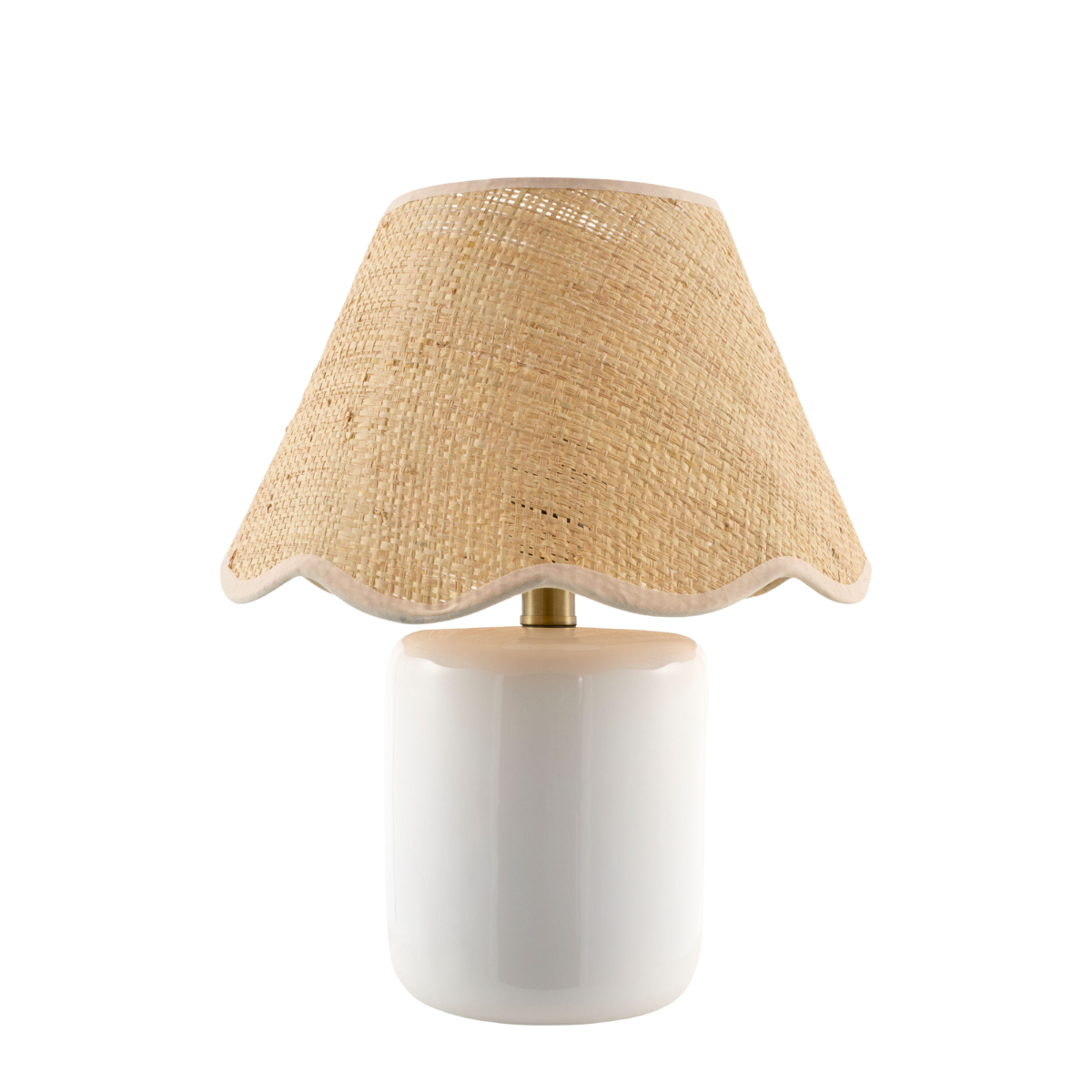 Marlene Petite Accent Table Lamp, White