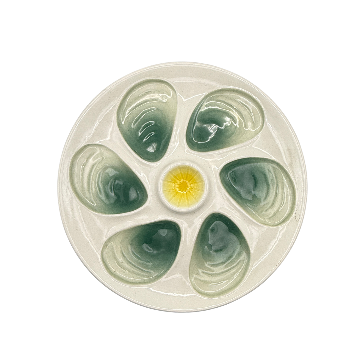 Vintage French Oyster Plate