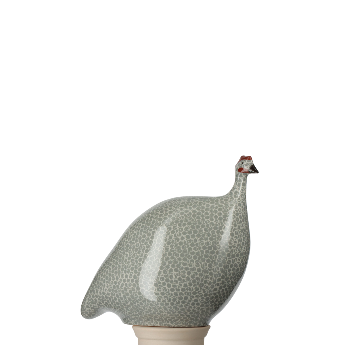 Speckled Polar Blue & Lavender Guinea Hen, Small