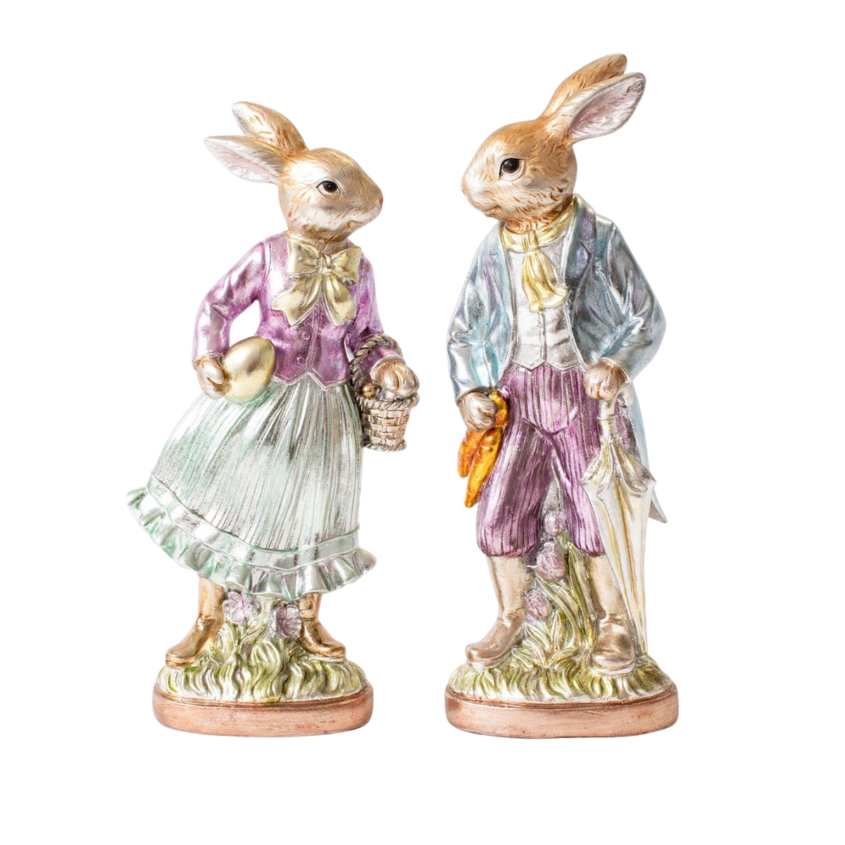 Foil Rabbits Couple