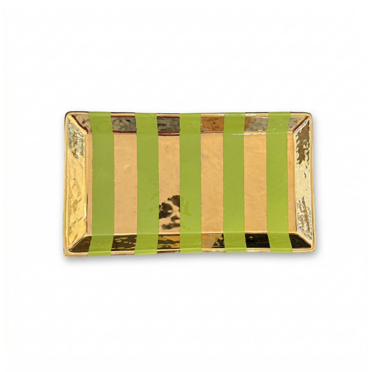 Paul Schneider Rectangle Tray, Green & Gold