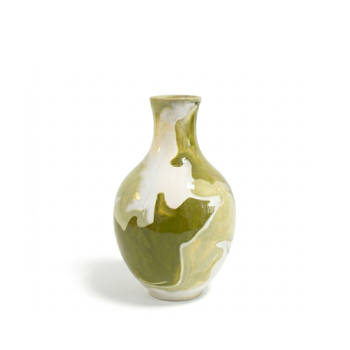 Paul Schneider Mini Athens Vase, Geode Green