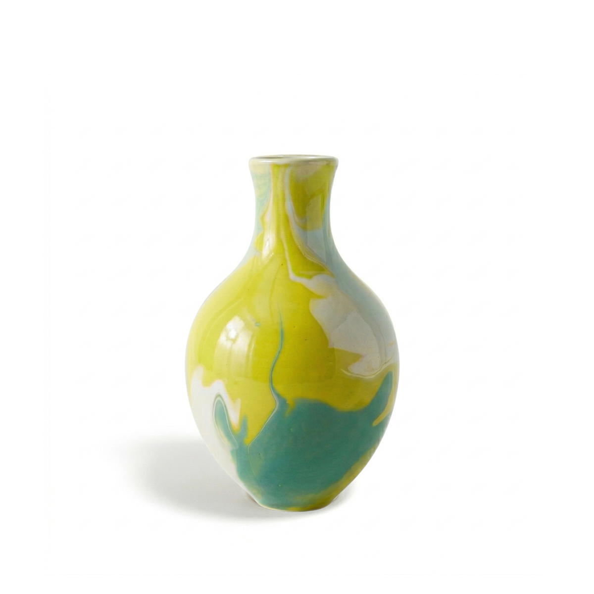 Paul Schneider Mini Athens Vase, Geode Green & Blue