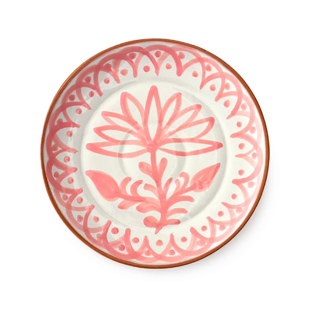 Flor Dinner Plate, Pink