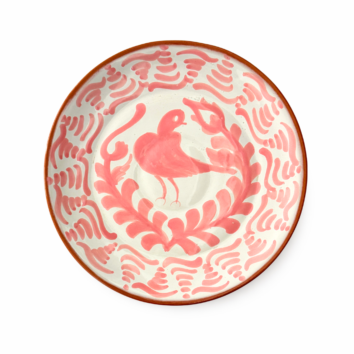 La Ave Dinner Plate, Pink
