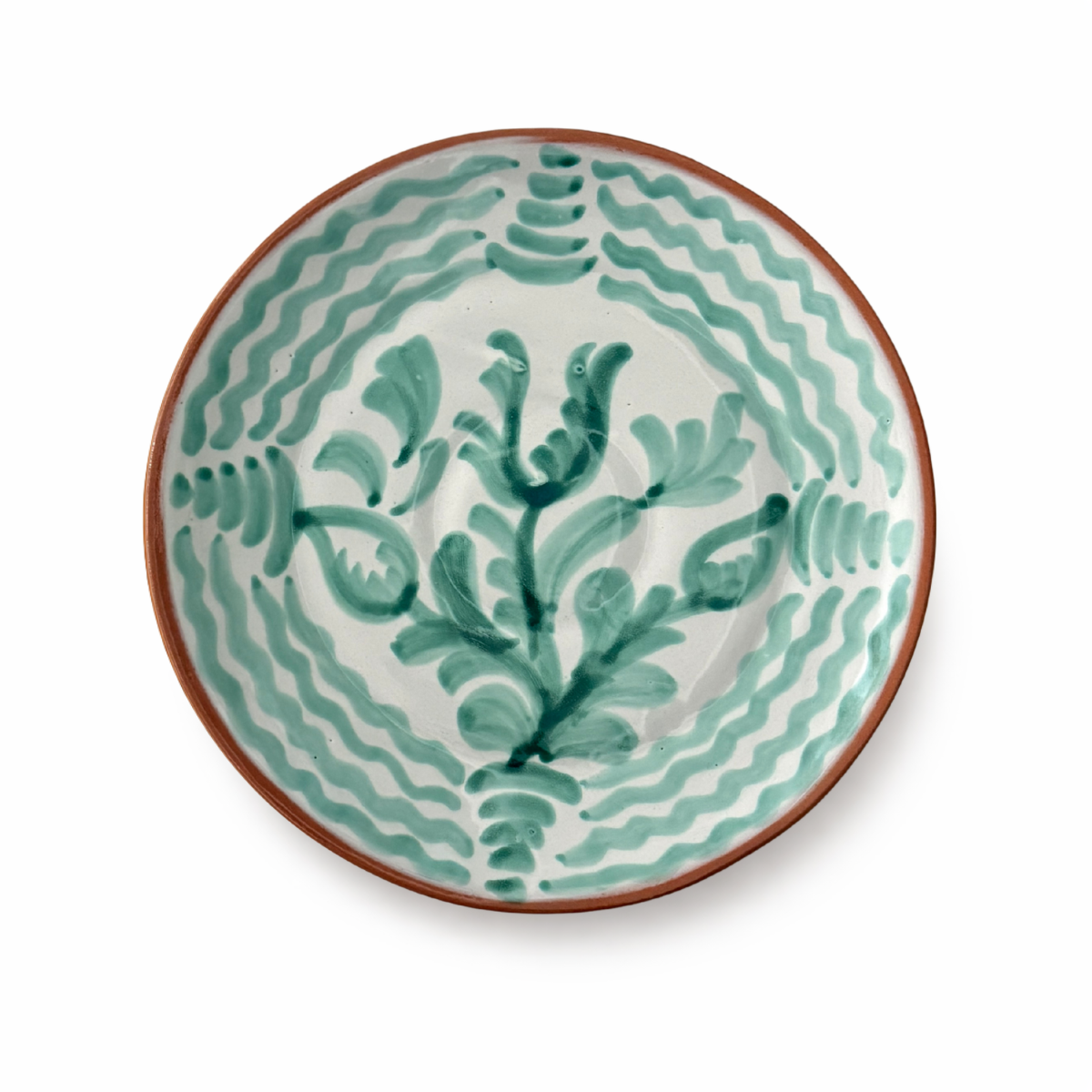 Hoja Dinner Plate, Green