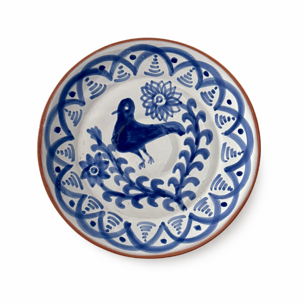Vuelo Dinner Plate, Blue