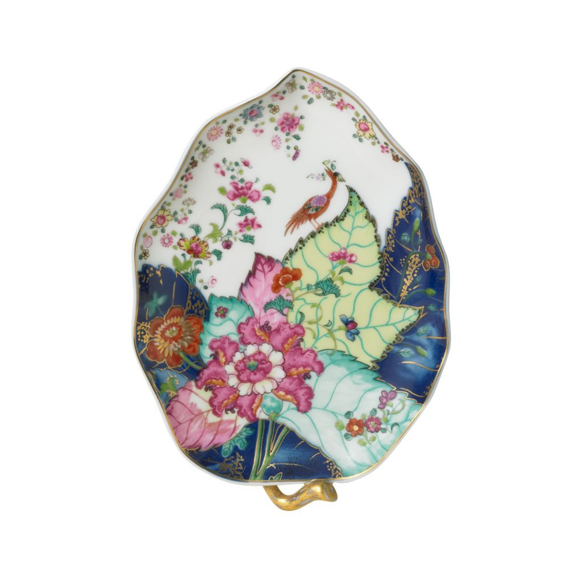 Mottahedeh Tobacco Leaf Candy Dish