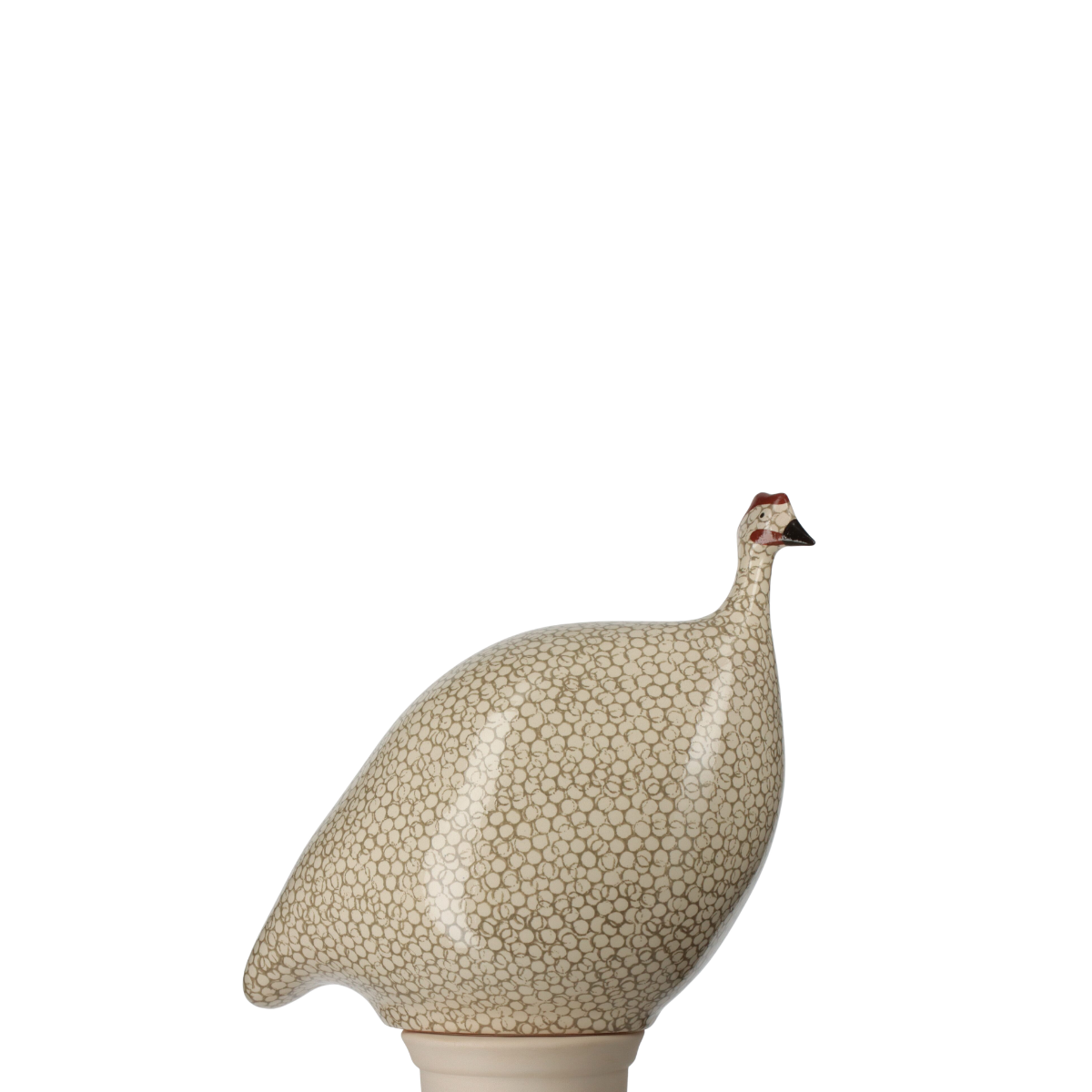Speckled White & Gray Guinea Hen, Small