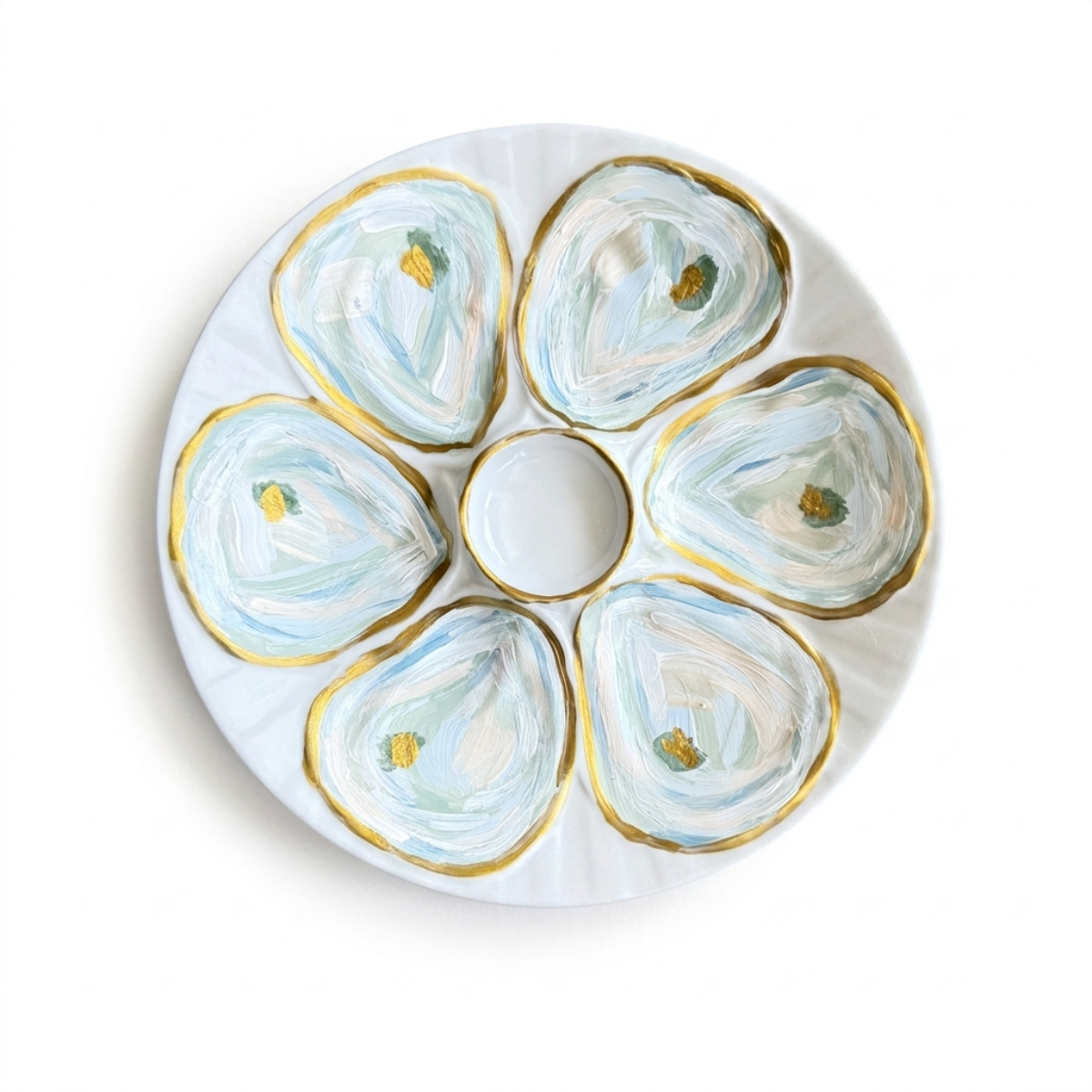 Sarah's Hand Painted Plate, Calm