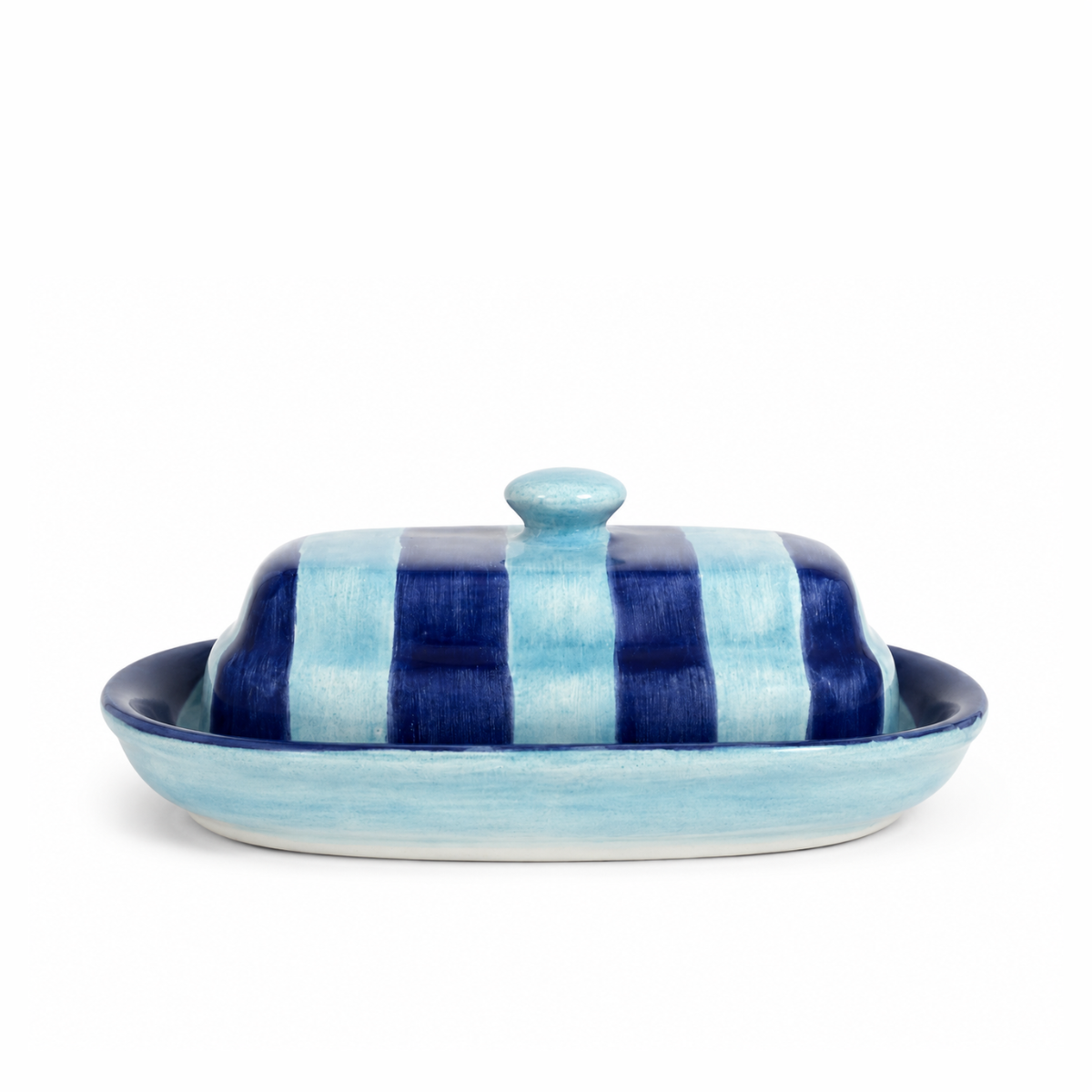 Raya Butter Dish, Blues