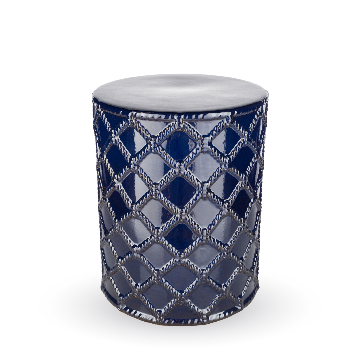 Palma Garden Stool, Navy